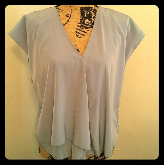 RACHEL Rachel Roy Tops - SALE!❤ Rachel Roy blue grey silky top sz small